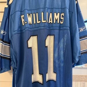 Reebok Blue Detroit Lions NFL Players Jersey #11 R. Williams